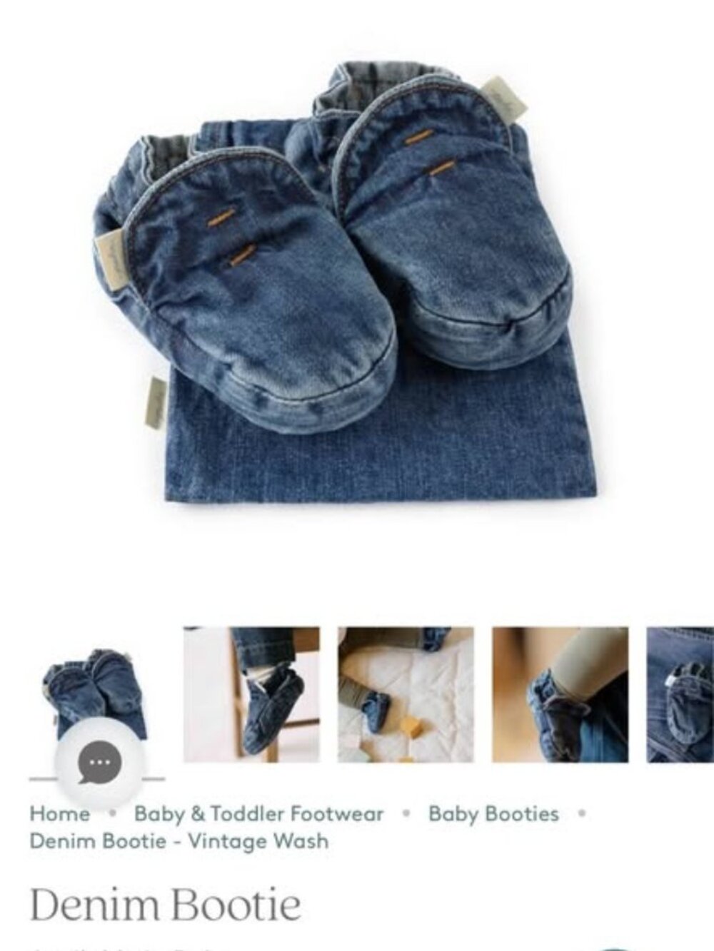 Pehr Denim Bootie